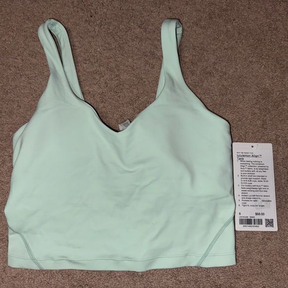 NWT Lululemon Align Tank Top Size 6 - Picture 6 of 8